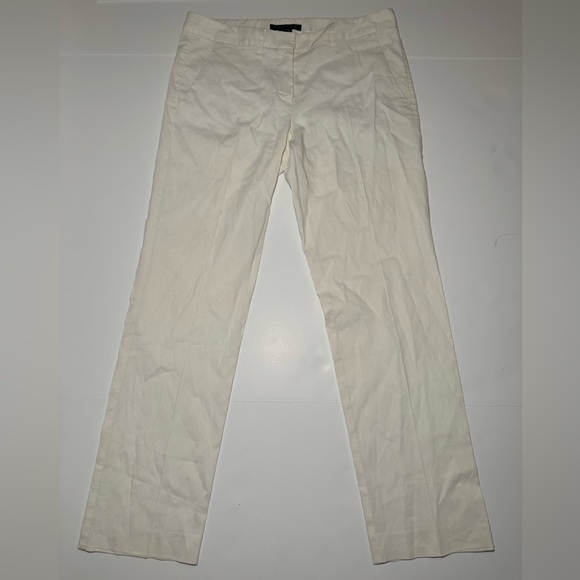 Theory off white pant size 4 - Picture 1 of 5